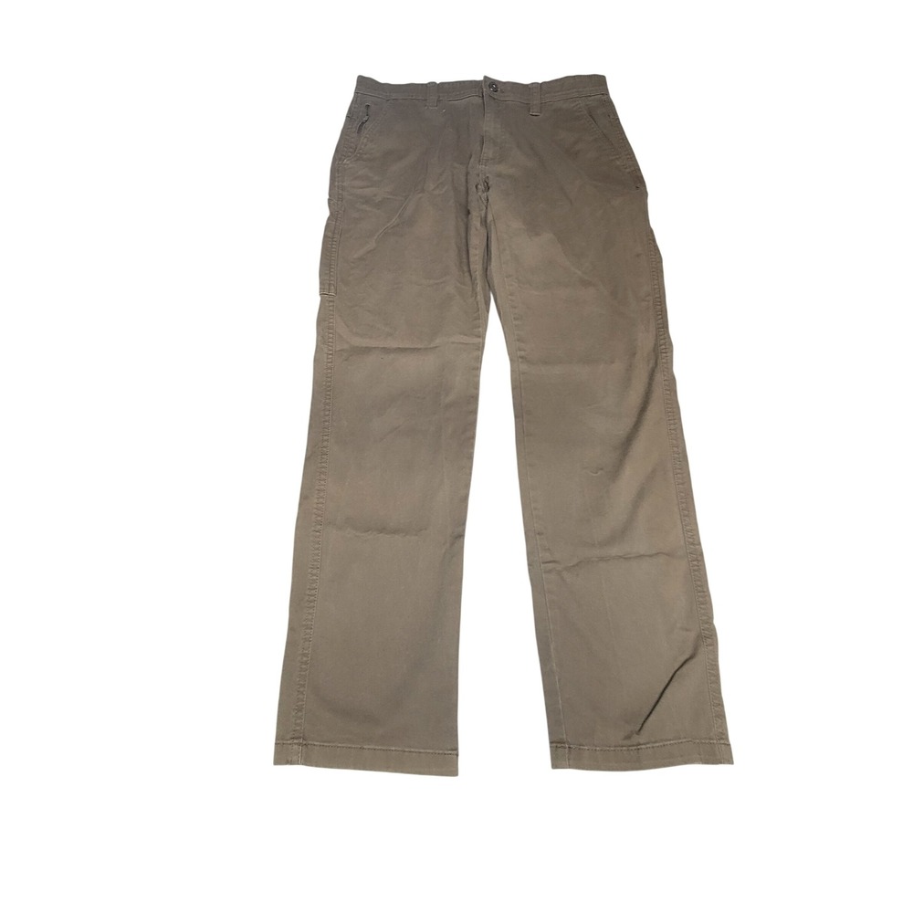 WP Weatherproof Mens Brown Canvas Utility Pants 32x32 Versatile Casual Outdoor
